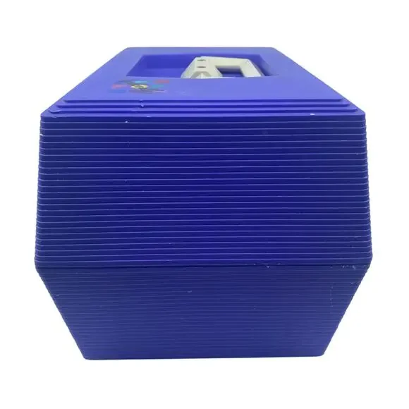 Caboodles Vintage 80s Nail Care Organizer Case - Large Purple W/ White Handle - Picture 5 of 8